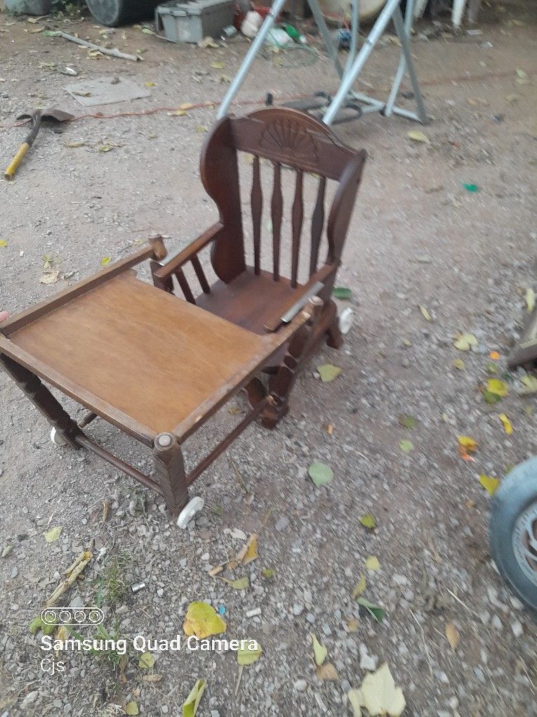 High Chair Turns Into A Desk