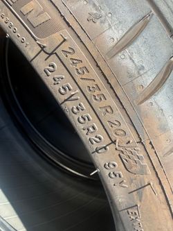 245/35/20 Michelin (2 Tires) $60.00/ Each