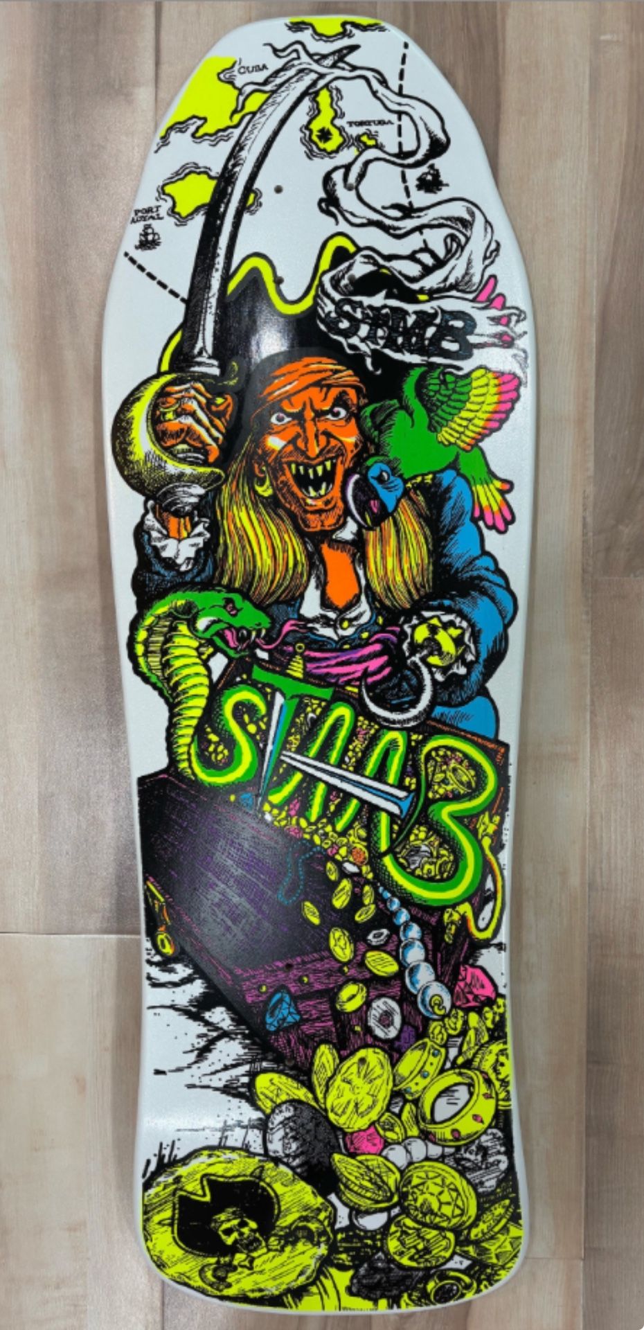 Limited Edition White Stab Pirate Deck