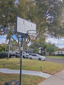 Basketball backboard and stand