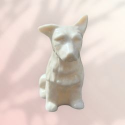 Belleek Vintage Irish Scottish Highland Terrier Figurine (est 1(contact info removed))