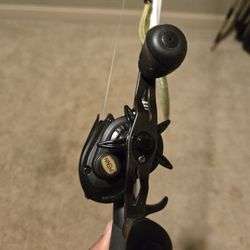 3 Rods and 1 PENN Reel 