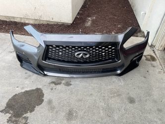 Q50 redsport bumper