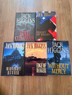 Jack Higgens Lot of Books