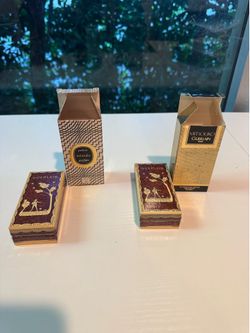 Two vintage Guerlain Mitsouko 7.5 ml Extrait minis (‘98 & ‘01). See details in description.