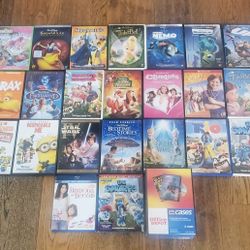 DVD - Movie Bundle - Children / Teen - 29 Titles - Disney, Sesame Street, Dr. Suess, Smurfs & More - Includes Extra DVD Cases (Priced For The Entire G
