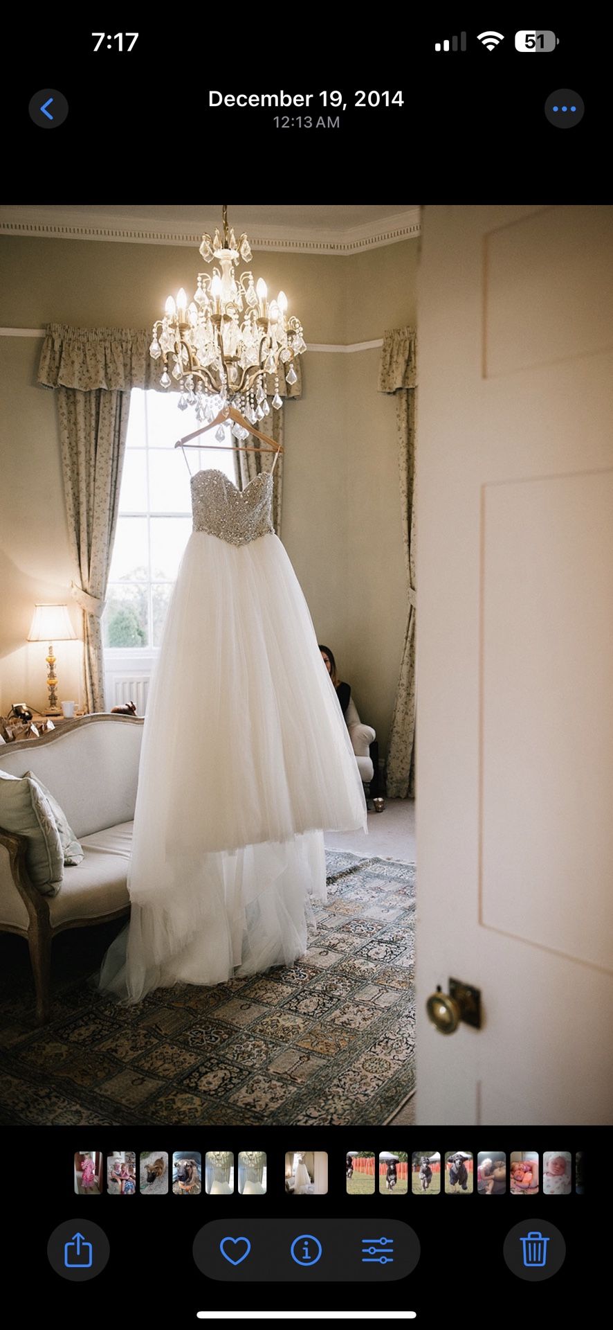 Wedding Gown And Bag