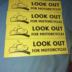 Look Out For Motorcycles: 4 Count 