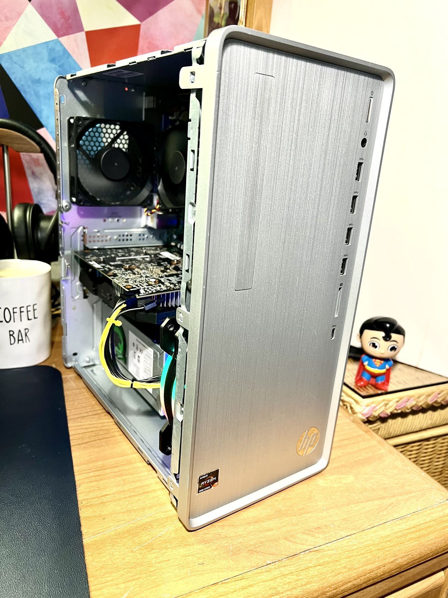 HP👾GAMING PC 🕹️|| RYZEN 7 5700G || GTX 1060 || 16 GB RAM|| Windows 11🎆WiFi