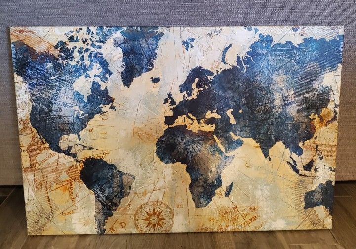 World Map Canvas Print