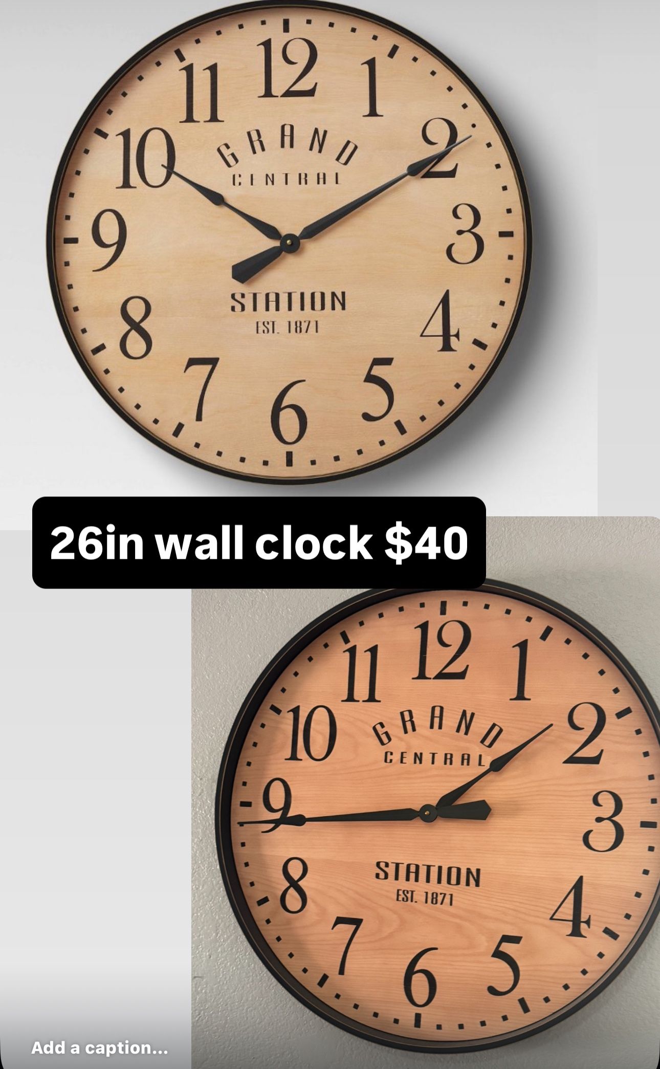 26in Clock