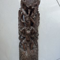 wooden sculpture