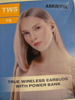 ANKRIYUL F9 True Wireless Earbuds with Power Bank Charging Case