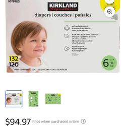 Kirklands 132 Diapers Size 6