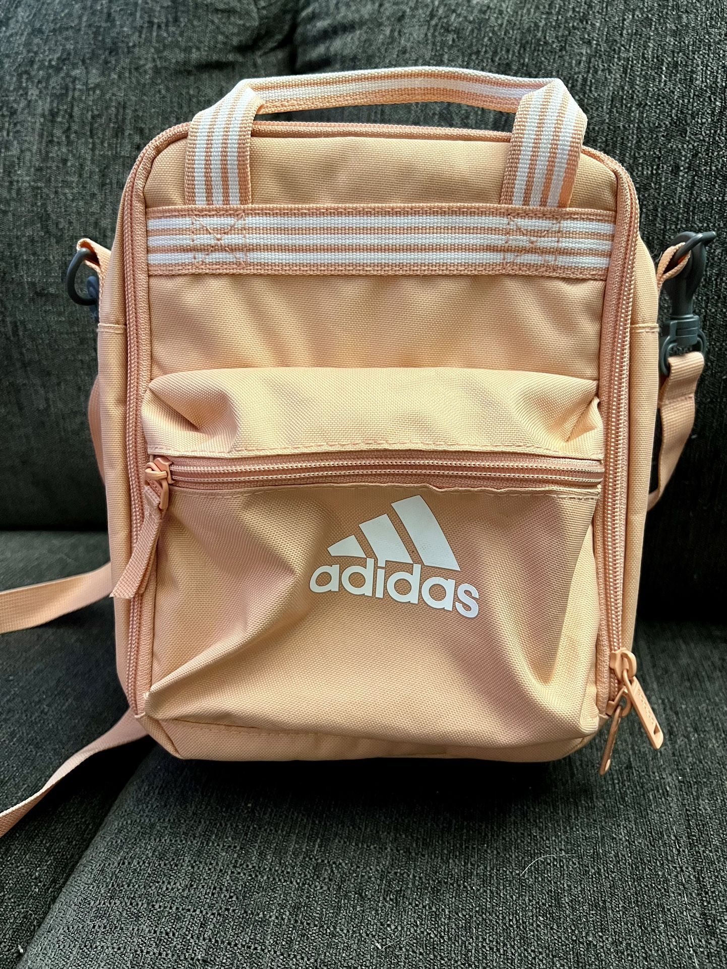 Peach/Coral Colored Adidas Lunch Bag