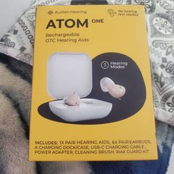 Audien Hearing Atom One OTC Hearing Aids