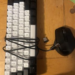 60% Keyboard And Wireless Mouse 