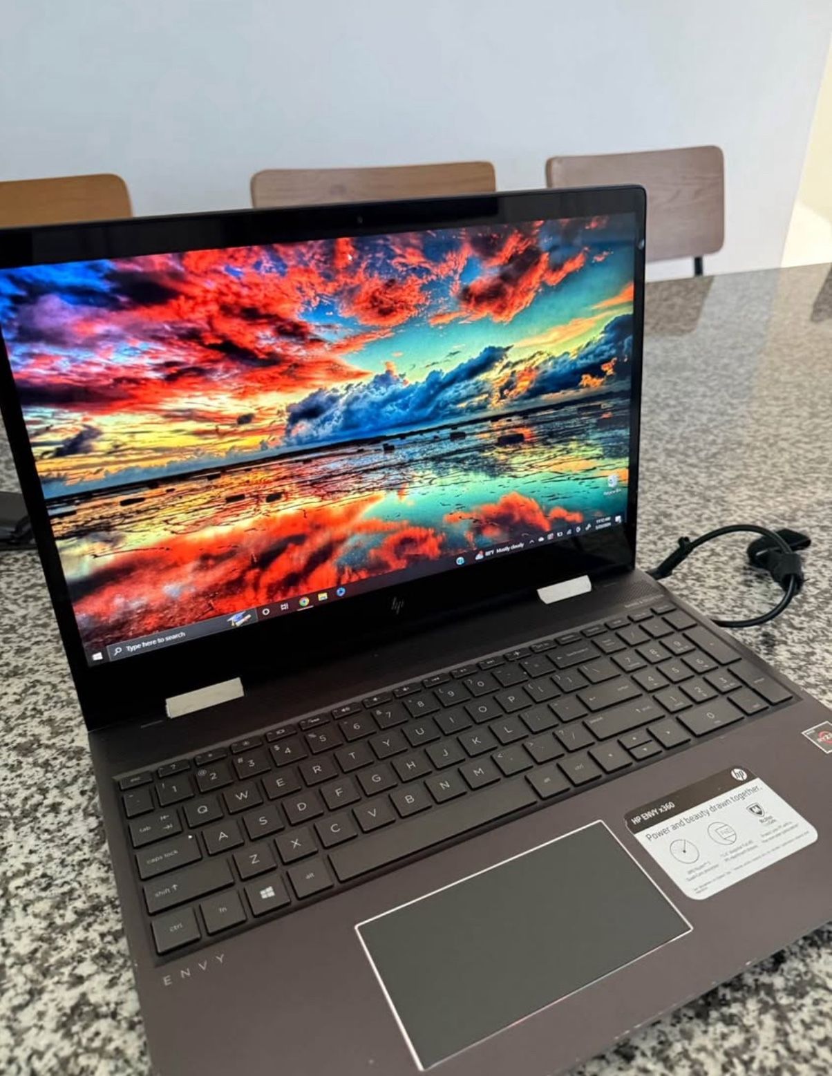 HP Envy x360 Laptop – Ryzen 5, Touchscreen, Works Great