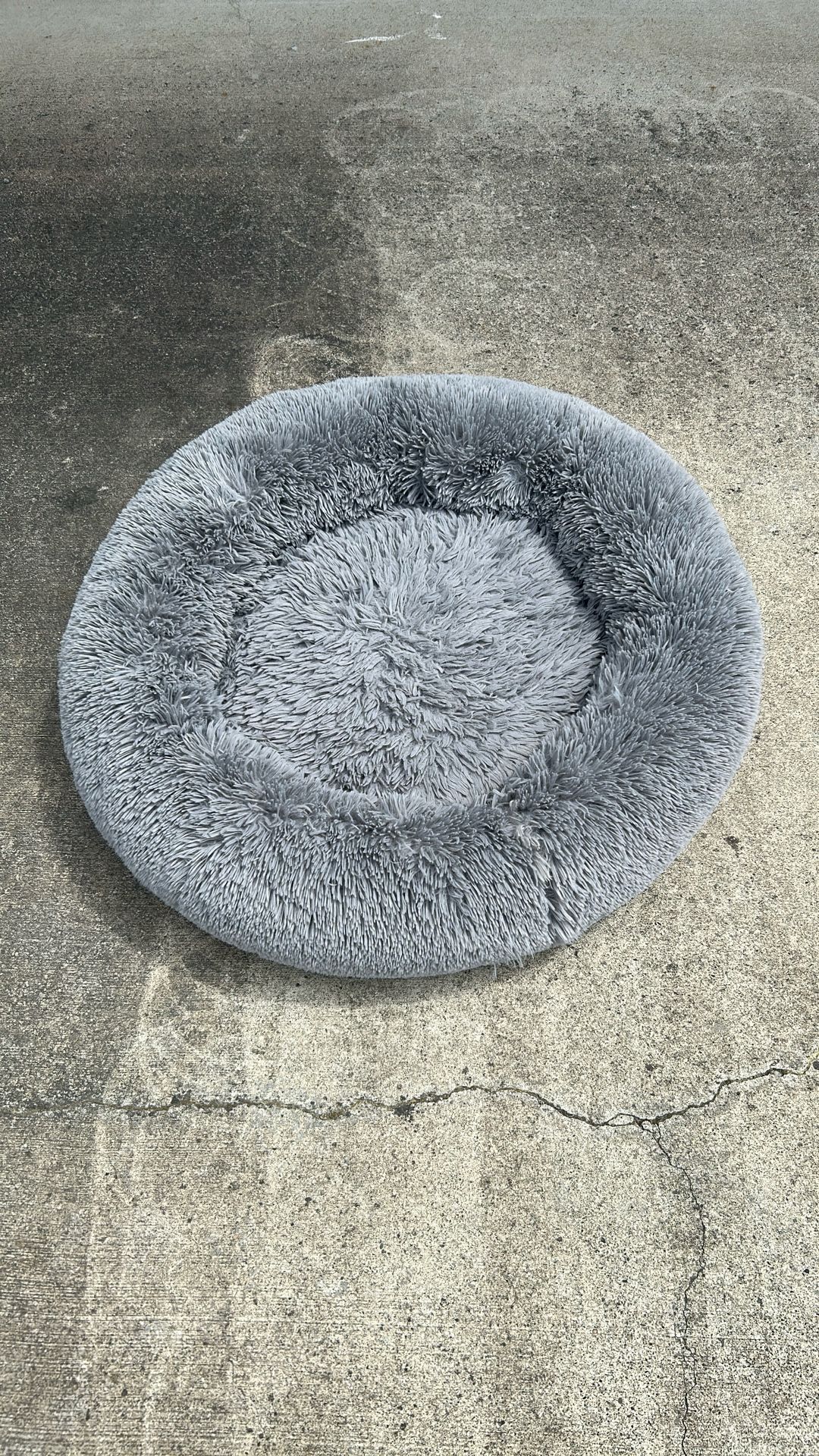 Gray Dog Bed