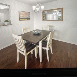 New table and 4 chairs