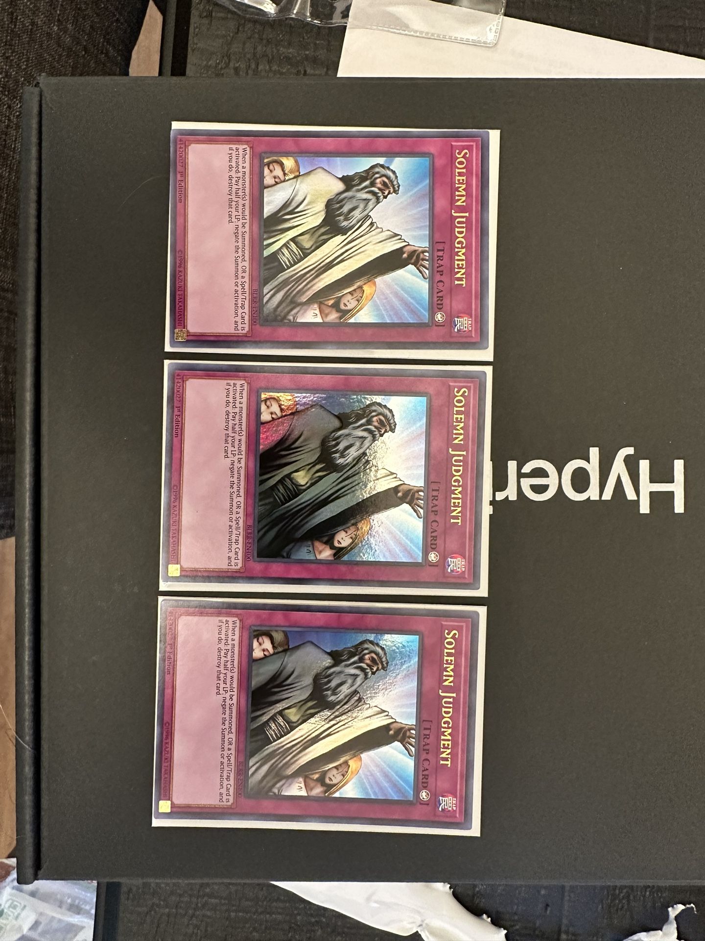 3x Solemn Judgment BLRR 1st Edition
