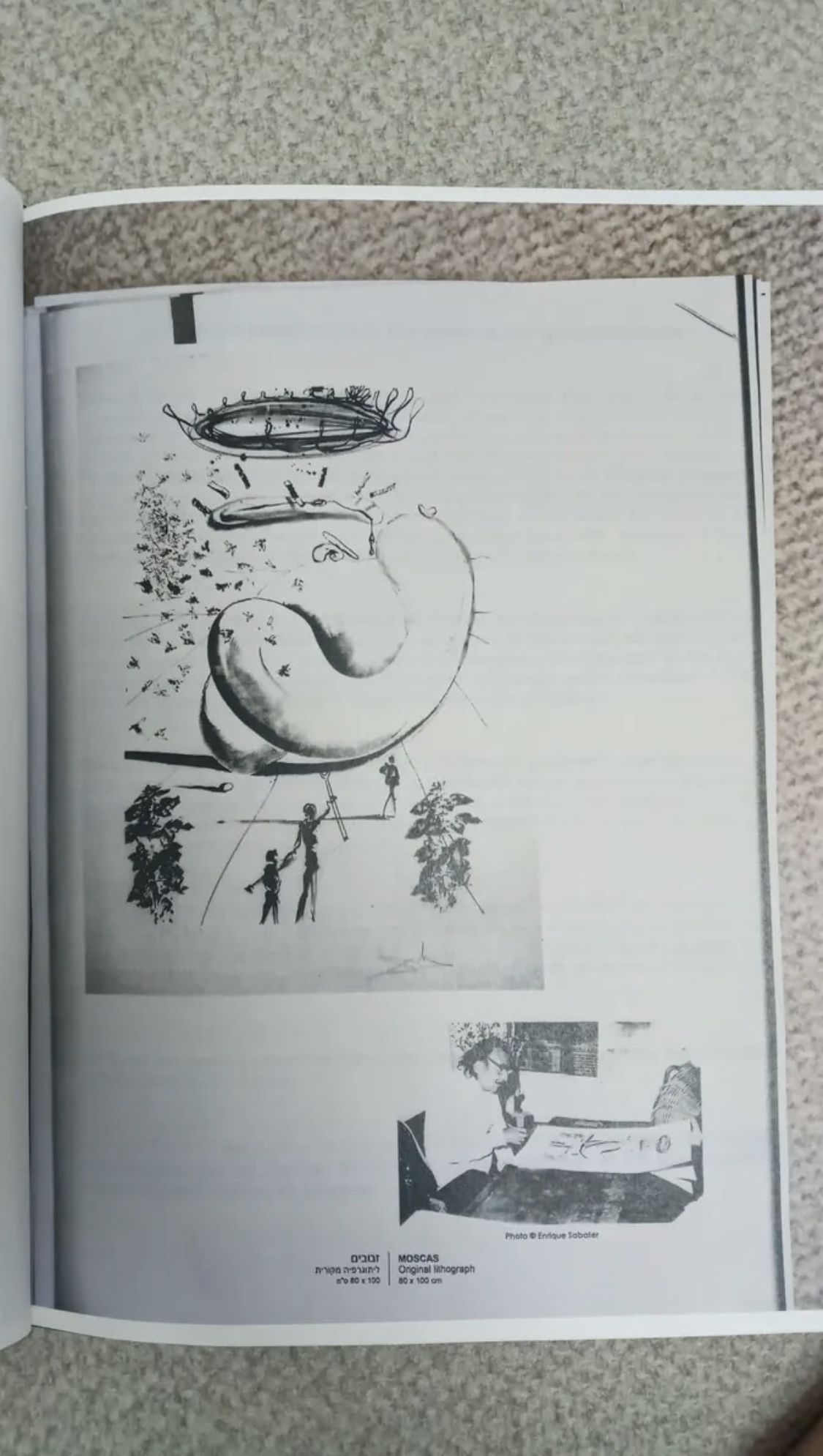 Salvador Dali Personally Signed Lithograph “Moscas” Colibri Suite AUTHENTICATED! Collectibles & Art