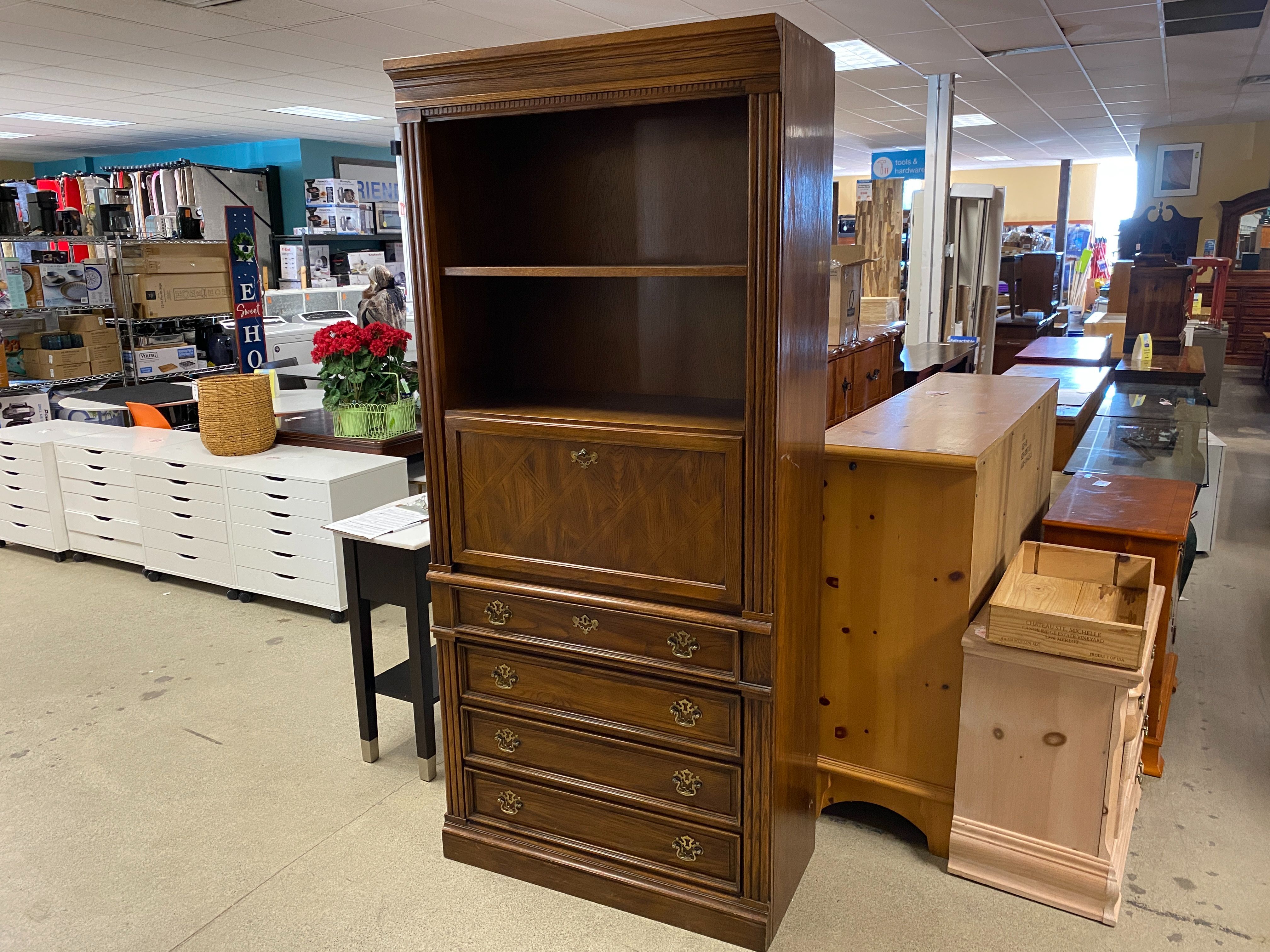 Secretary Bookshelf Desk