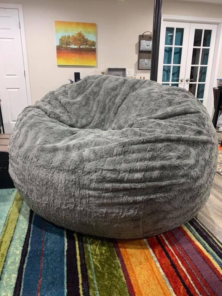 LoveSac BigOne With Chinchilla Dense Phur Cover
