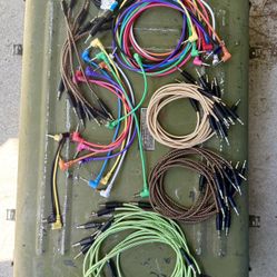 Eurorack Assorted Patch Cables - Approx 65