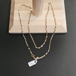 14k Gold Necklace 20 Inch