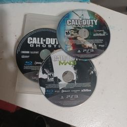 PS3 Call Of Duty Black Ops Call Of Duty Ghosts And Call Of Duty MW3 All Included In The Bundle Deal For This Price