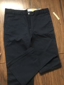 Girls dockers navy uniform pants. Sz 14