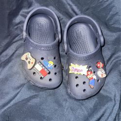 Navy Blue Crocs