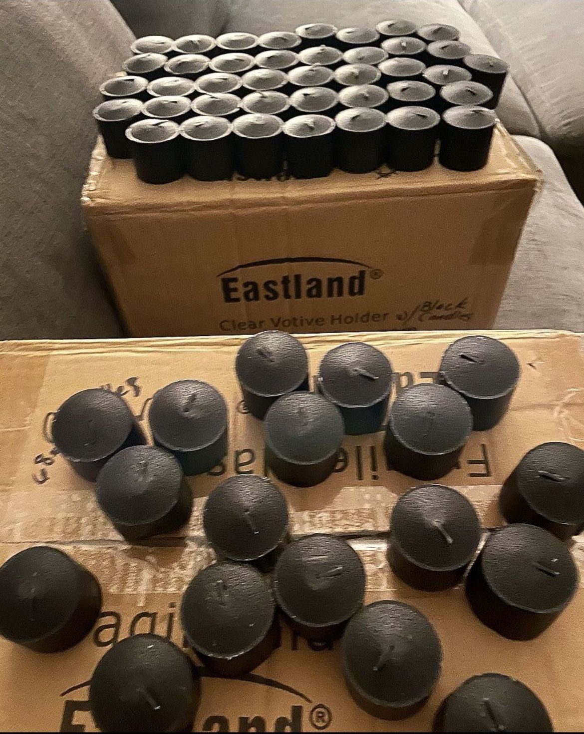 50+ Black Votive Candles