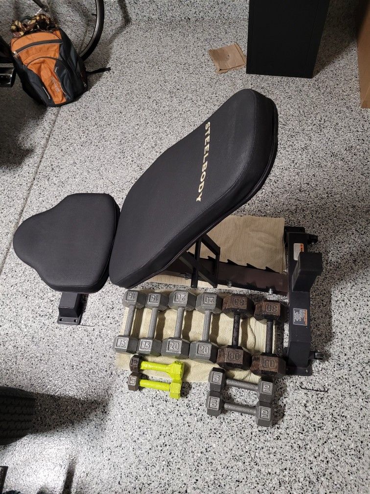 Weight Bench & Iron Weights