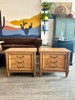 Nightstands / Pair of Wood / Side Table / End Table - VARIETY OF VINTAGE