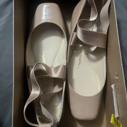 jessica simpson, nude, 6.5, ballet style flats