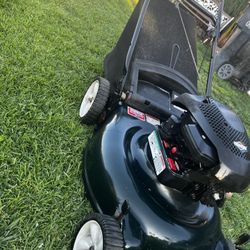 LAWN MOWER  BRIGGS & STRATTON  RUNS VERY GOOD  New oil  new carburetor  new spark plug  new filter  NO ISSUES  