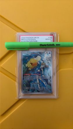 Misty’s psyduck destined rivals PSA 10