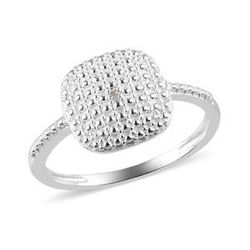 Diamond Accent Cluster Ring (Size 11)