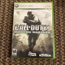 Call of duty 4 xbox 360