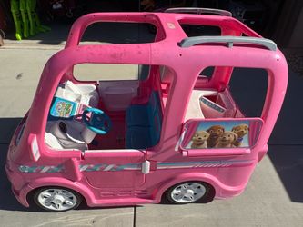 Barbie Power Wheels Dream Camper – 12V Battery Powered Ride-On
