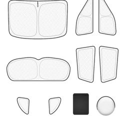 FREE Toyota RAV4 2019-2024 Reflective Sunshade Window Covers (No windshield!)
