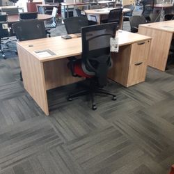 Large Straight Office Desk