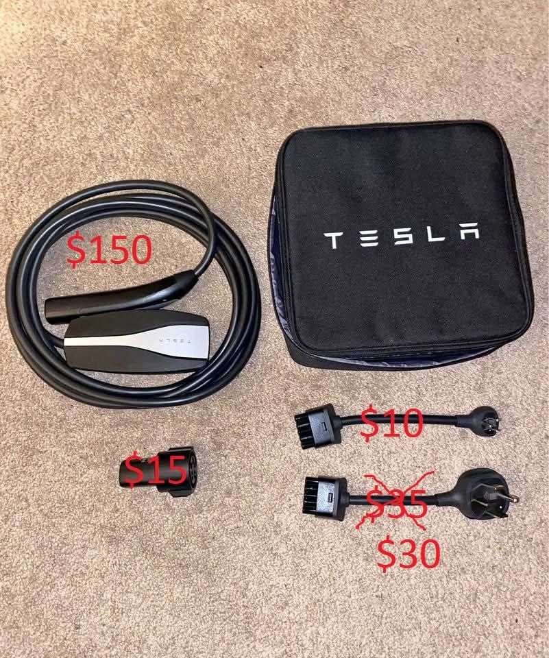 ⚡️  Tesla Gen 2 Mobile Connector Charger – OEM, options starting at $150 see details **