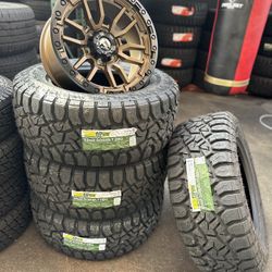 18” RIMS AND TIRE PACKAGE 6X139.7 RINES CON LLANTAS