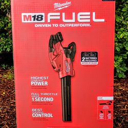 New - Milwaukee M18 FUEL™ Dual Battery 145 MPH 600 CFM 18V Lithium-Ion Brushless Cordless Handheld Blower
