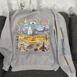 Vintage Disney Parks Authentic Discover The Magic Crewneck Sweatshirt Size M