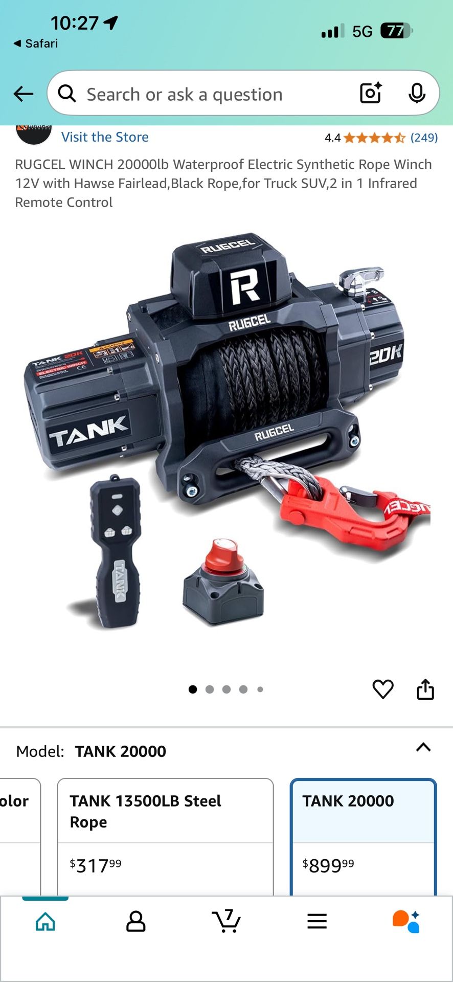 Tank Winch