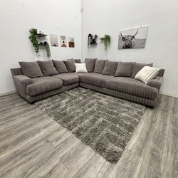 Gray Sectional Couch - Free Delivery 